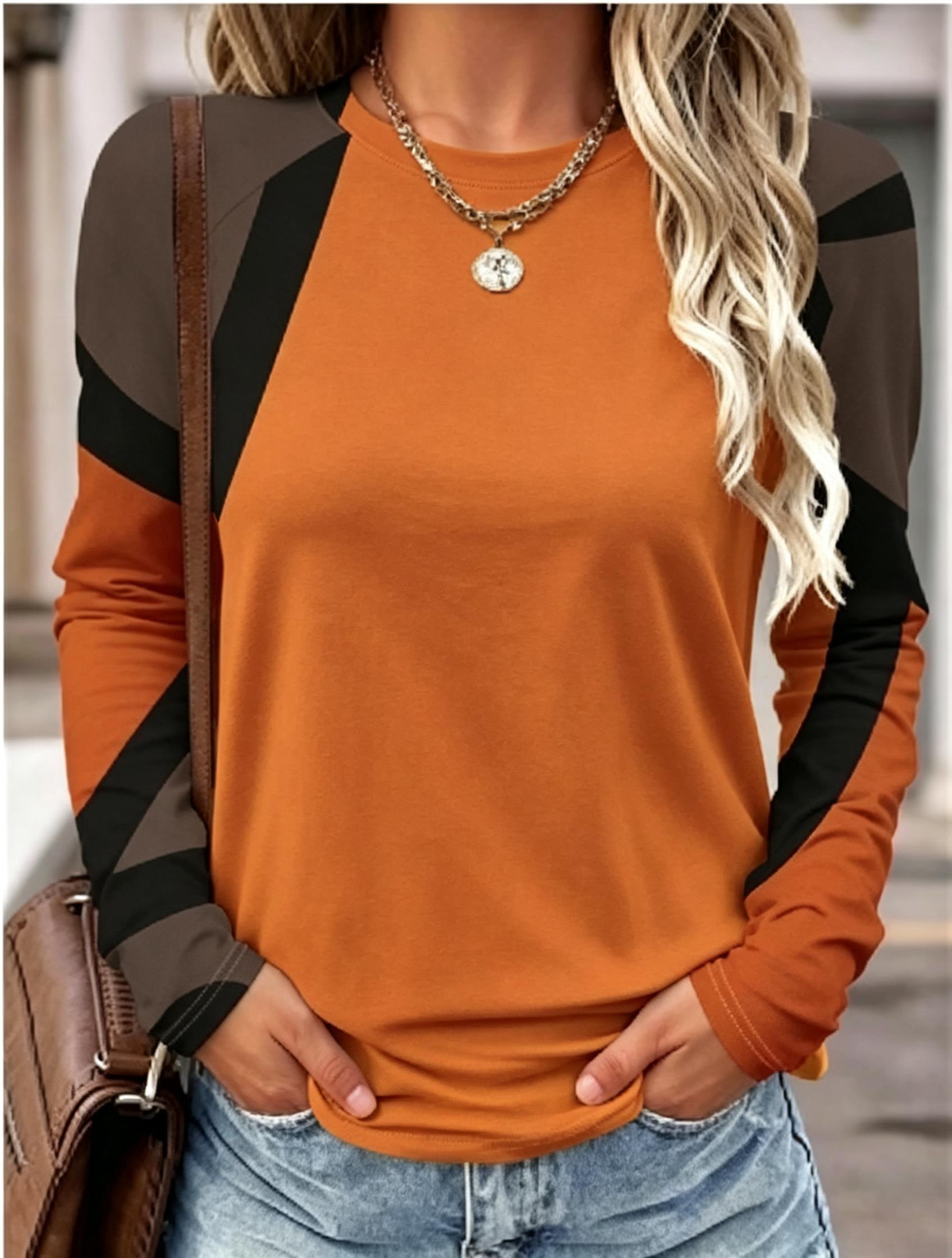 Camiseta Feminina de Manga Lon - T-Shirts avaliação e preço