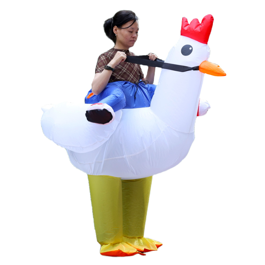 Fantasia Inflável de Galinha e - Suits avaliação e preço