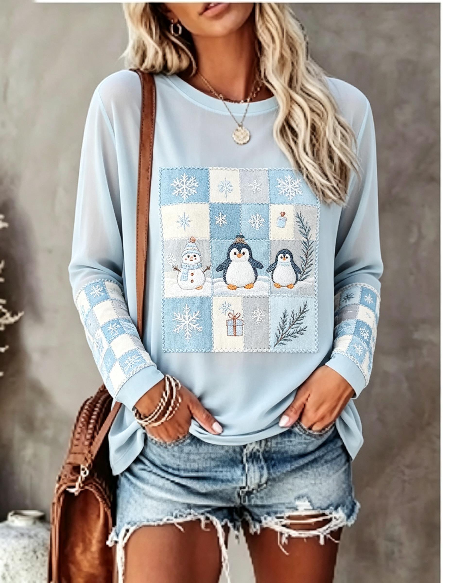 Camiseta de manga comprida par - T-Shirts avaliação e preço