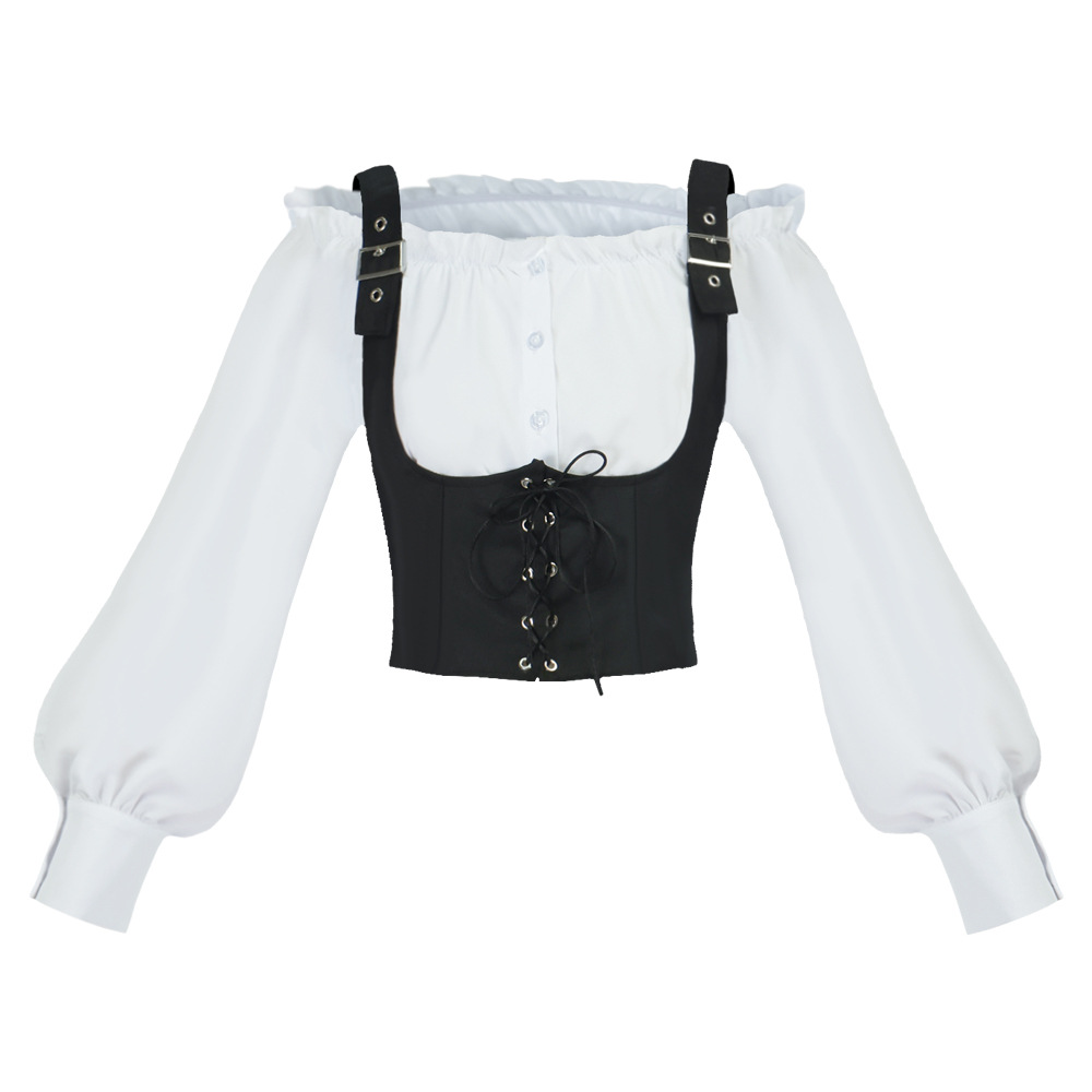 Blusa feminina de estilo retrô - Shirts avaliação e preço